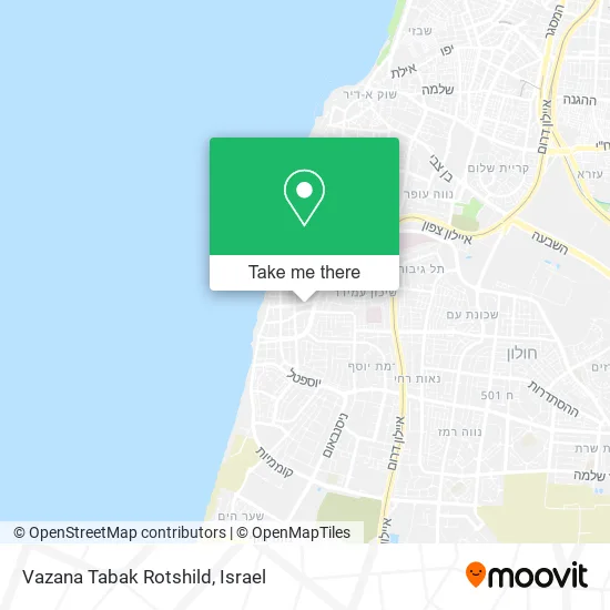 Карта Vazana Tabak Rotshild