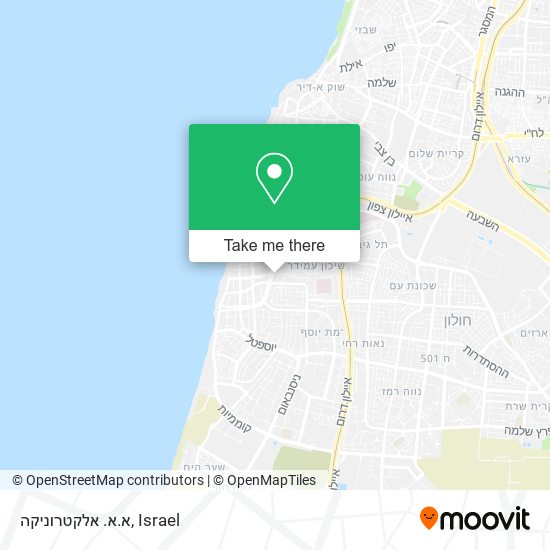 א.א. אלקטרוניקה map