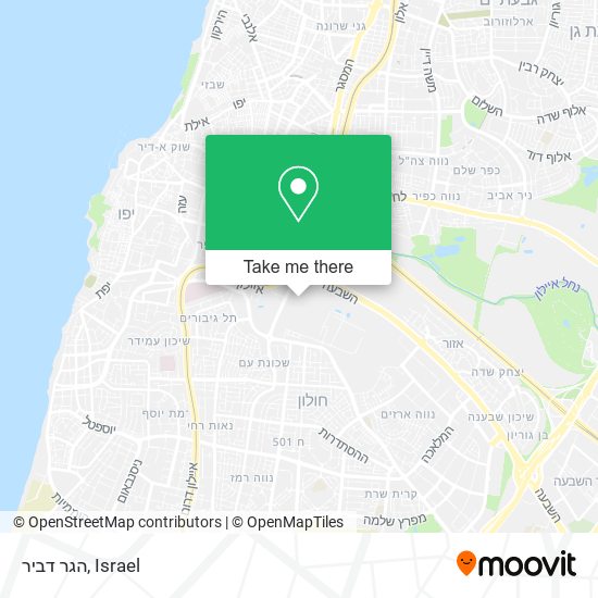 הגר דביר map