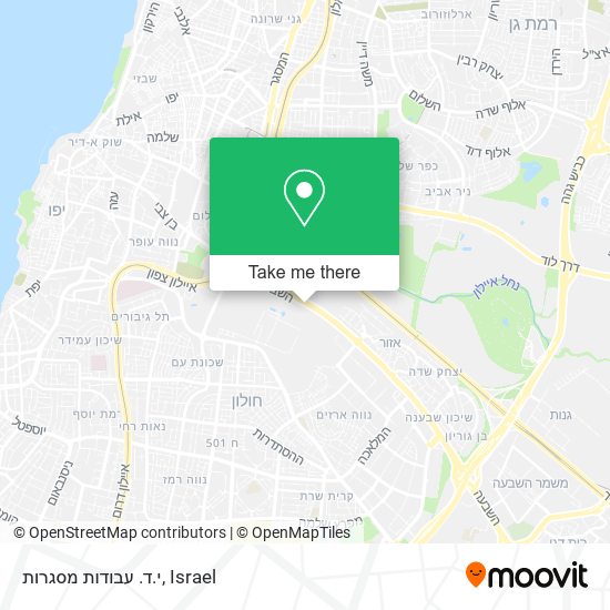 י.ד. עבודות מסגרות map