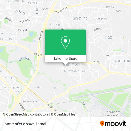 פארמה פלוס קנאור map