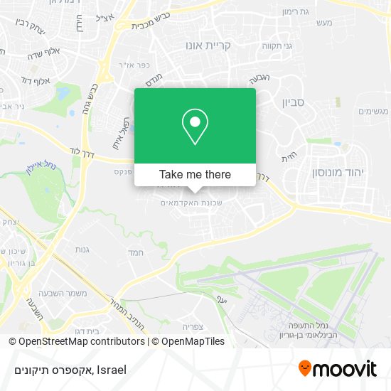 אקספרס תיקונים map