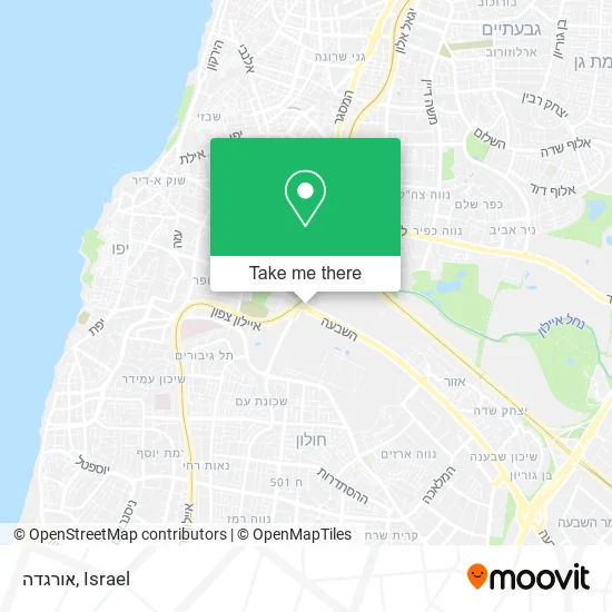 Карта אורגדה
