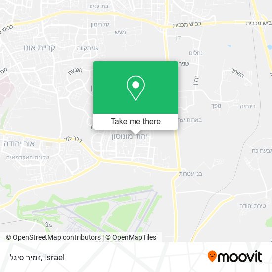 זמיר סיגל map