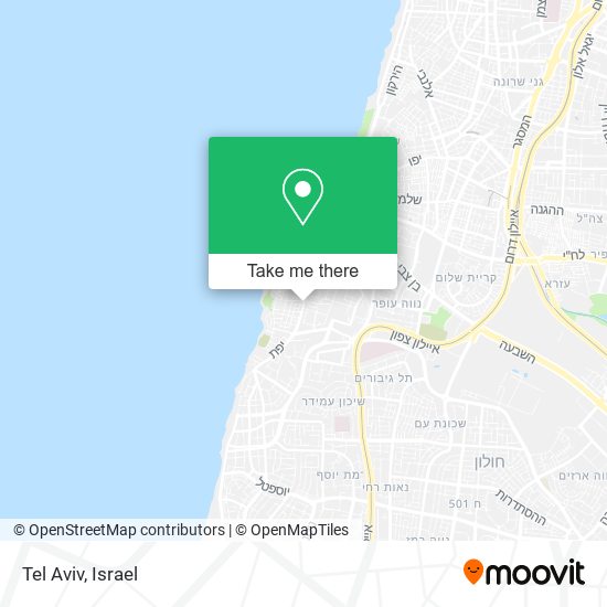 Tel Aviv map