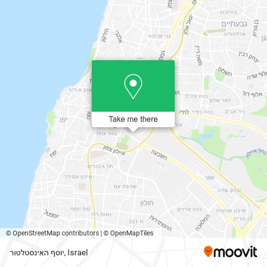 יוסף האינסטלטור map