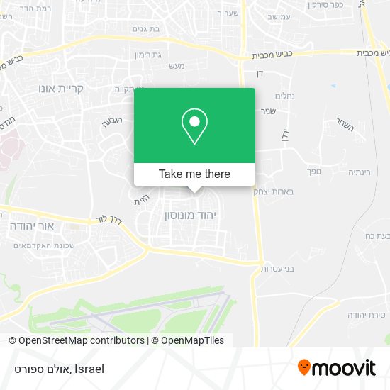 אולם ספורט map