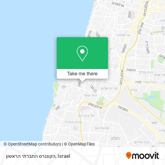 הקונגרס החברתי הראשון map