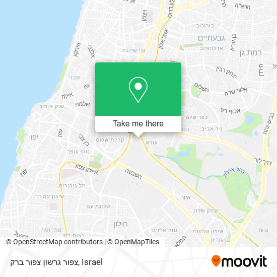 Карта צפור גרשון צפור ברק