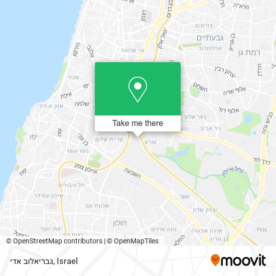 גבריאלוב אדי map