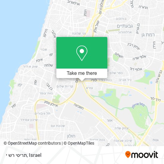 תריסי רש י map