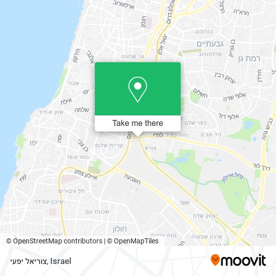 צוריאל יפעי map