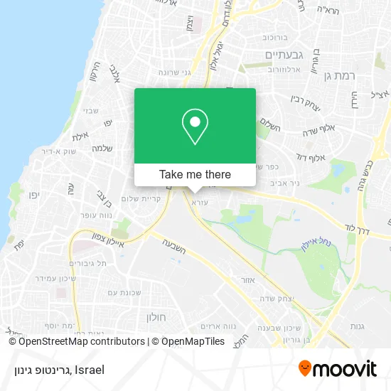 Карта גרינטופ גינון