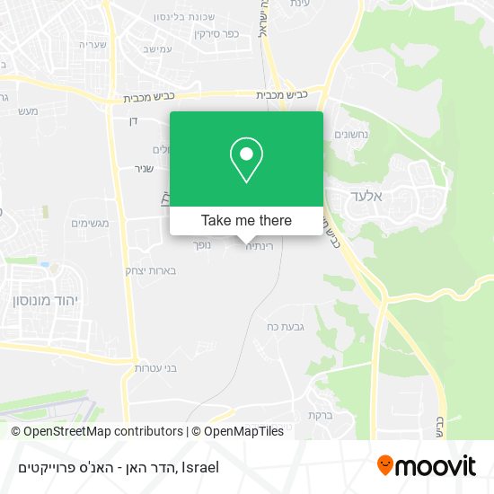 הדר האן - האנ'ס פרוייקטים map