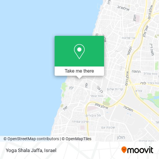 Yoga Shala Jaffa map