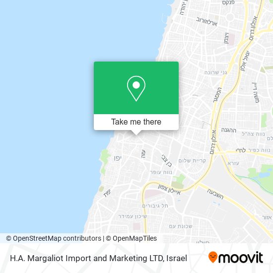 H.A. Margaliot Import and Marketing LTD map