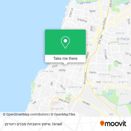 שיפוץ והשבחת מבנים רוטרמן map