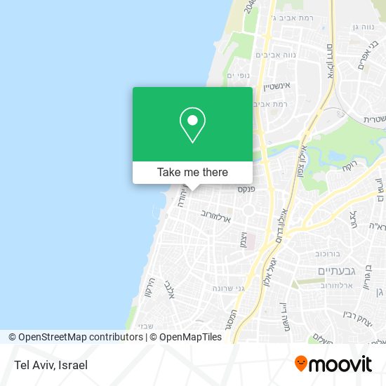 Карта Tel Aviv