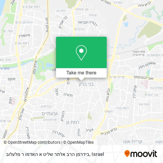 בידרמן הרב אלתר שליט א האדמו ר מלעלוב map