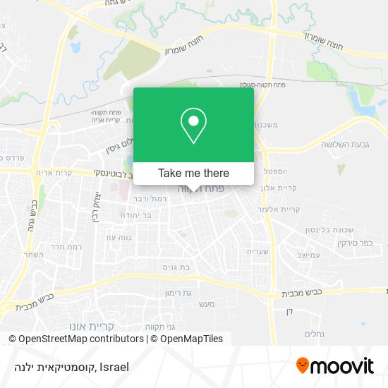 קוסמטיקאית ילנה map