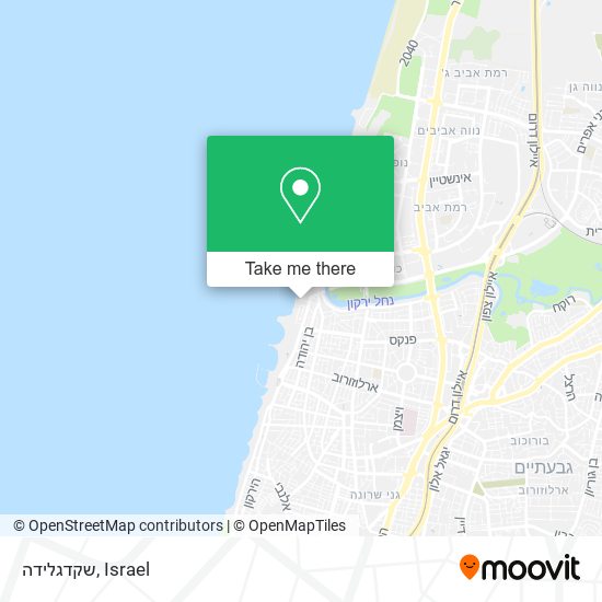 שקדגלידה map