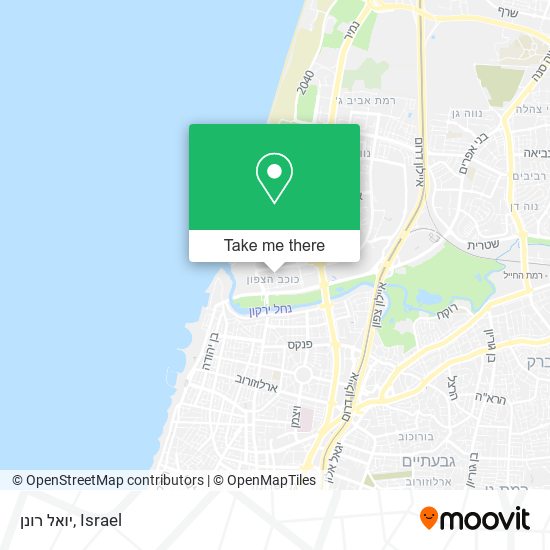 יואל רונן map