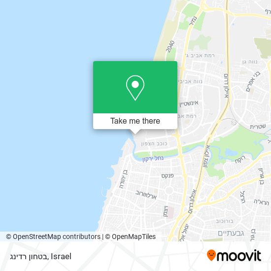 בטחון רדינג map