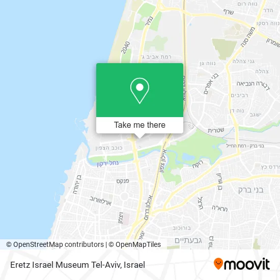 Карта Eretz Israel Museum Tel-Aviv