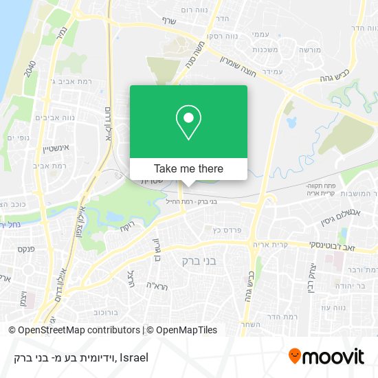 וידיומית בע מ- בני ברק map