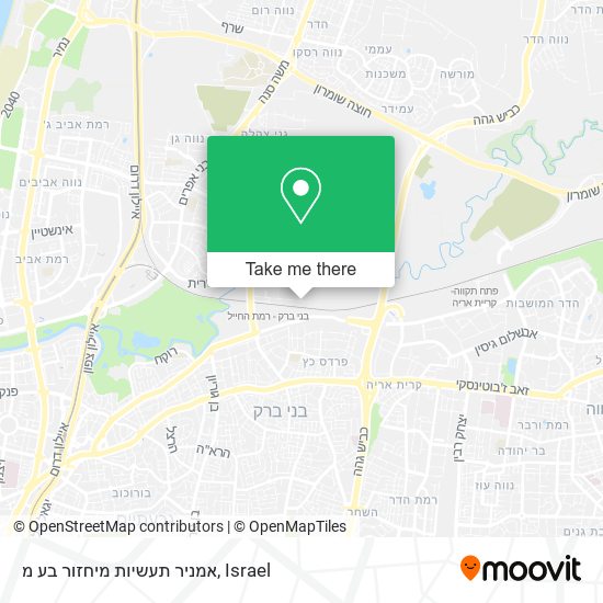 אמניר תעשיות מיחזור בע מ map