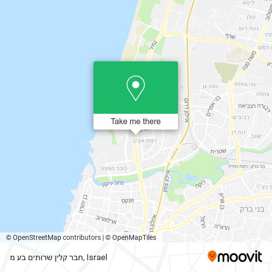 חבר קלין שרותים בע מ map