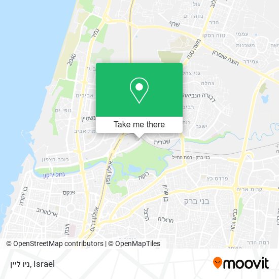 ניו ליין map
