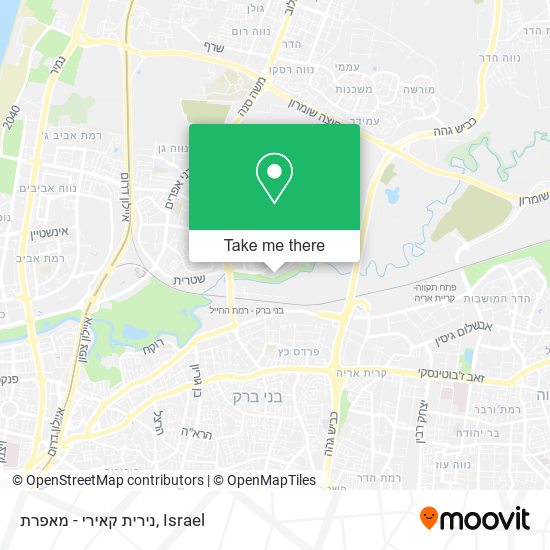 נירית קאירי - מאפרת map