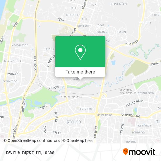 רוז הפקות אירועים map