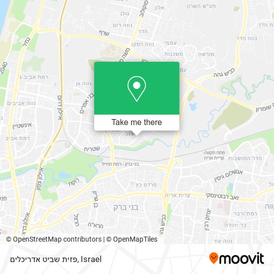 פזית שביט אדריכלים map