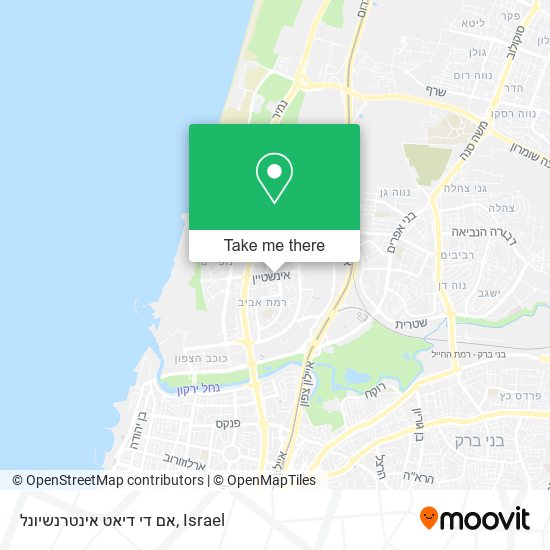 אם די דיאט אינטרנשיונל map