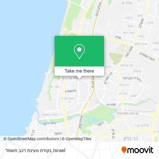 נקודת טעינת רכב חשמל map