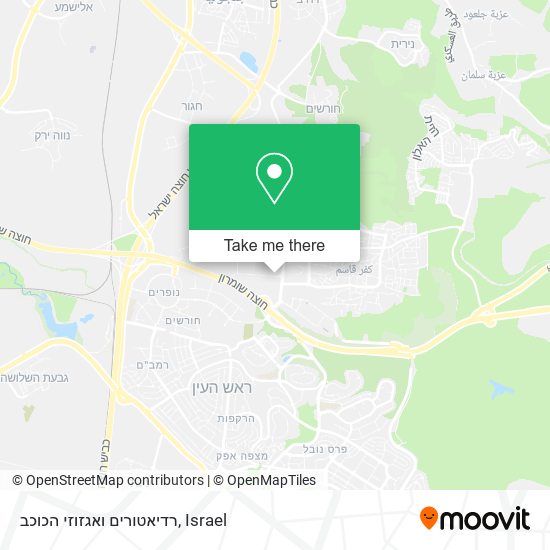 רדיאטורים ואגזוזי הכוכב map