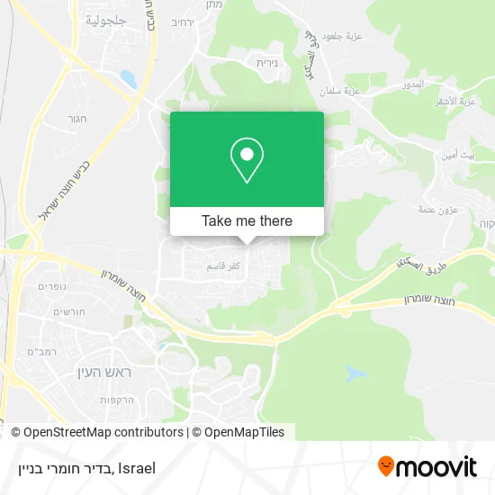 Карта בדיר חומרי בניין