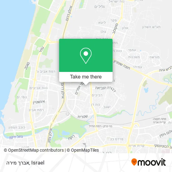 Карта אברך מירה