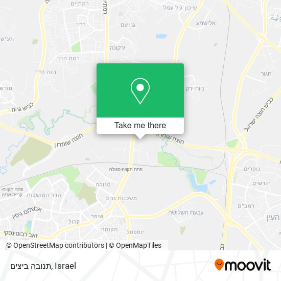 תנובה ביצים map