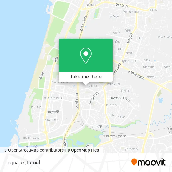 Карта בר-און חן