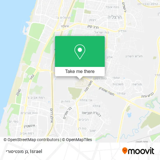Карта גן מונטיסורי