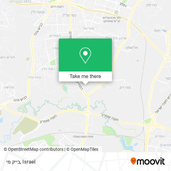 בייק מי map