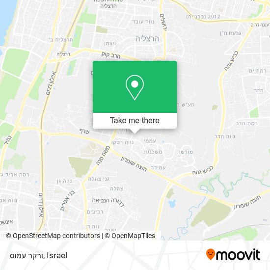 ורקר עמוס map