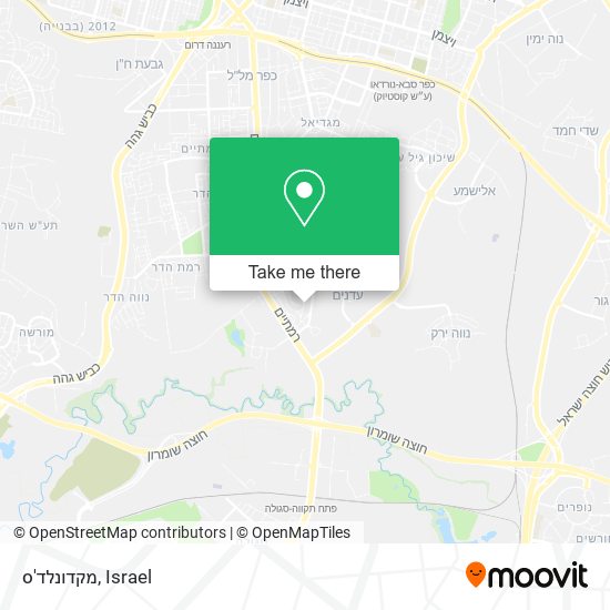 מקדונלד'ס map