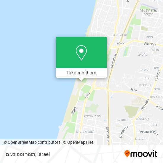 תומר ונונו בע מ map