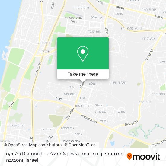 רי / מקס Diamond - סוכנות תיווך נדלן רמת השרון & הרצליה והסביבה map