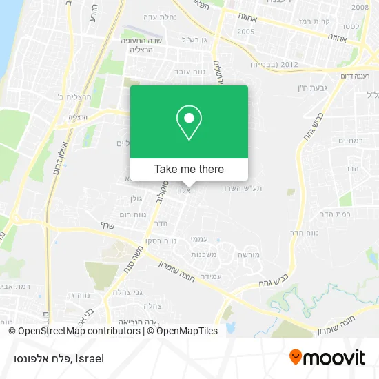 Карта פלח אלפונסו