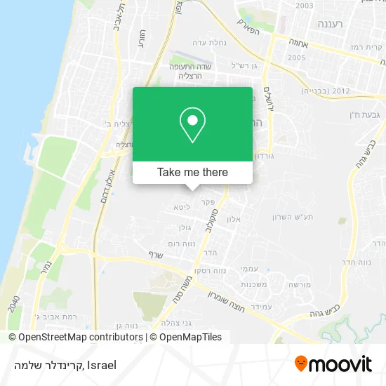 Карта קרינדלר שלמה
